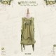 Mademoiselle Pearl Four Leaf Clover and Lime Blouse Apron Overdress JSK and Ops(Reservation/2 Colours/Full Payment Without Shipping)